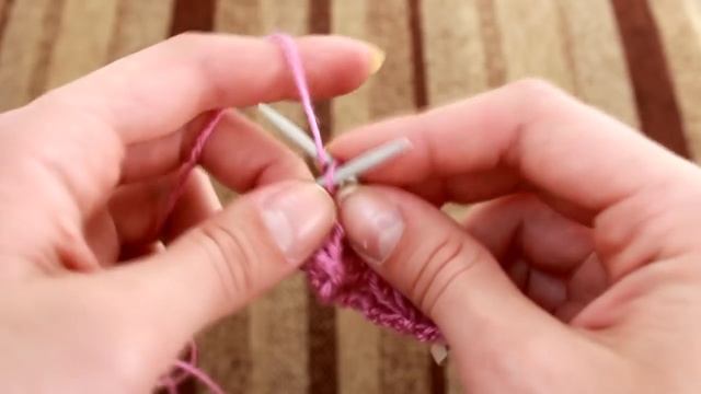 Вязание на спицах. Турецкая коса с вытянутыми петлями.