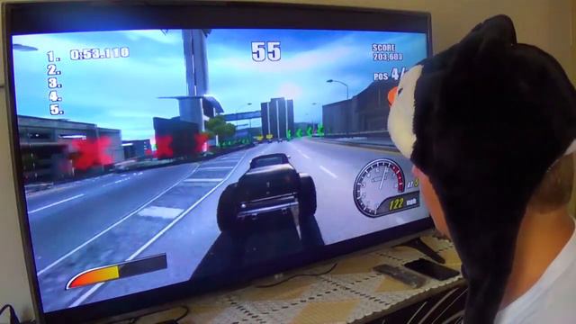 Playstation 2 + Burnout 2 - Point of Impact + TV 4K + PS2 to HDMI + Gameplay. смотреть онлайн