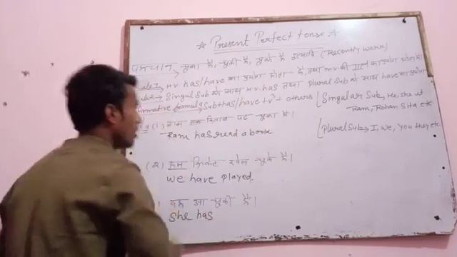 Present perfect tense now easy with H.V. Has /Have of Right use affirmative+negative examples . смотреть онлайн