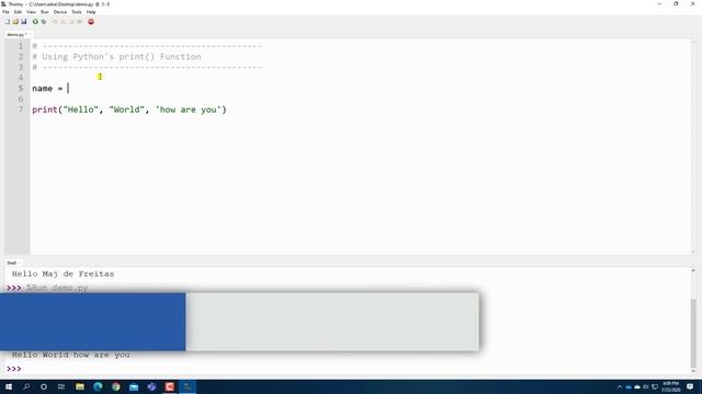 CS110 - Printing in Python смотреть онлайн