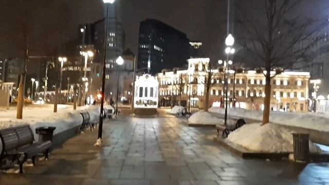 Новогодняя Москва 2022. Новогодние трамвайчики на площади Тверской заставы смотреть онлайн