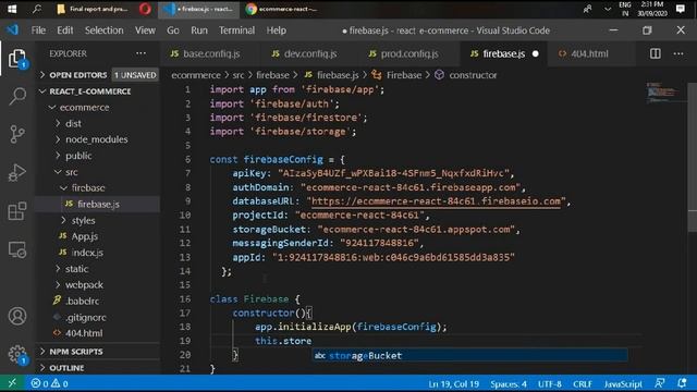 Tutorial#8|React.js/Redux E-Commerce - Writing Firebase functions смотреть онлайн