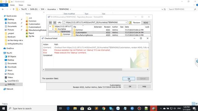 Hướng dẫn sửa lỗi khi commit lên SVN смотреть онлайн