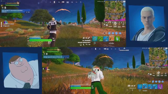 Fortnite Victory Royale Slim Shady Peter Griffin Winner Gaming Battle Royale смотреть онлайн
