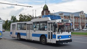 Троллейбус ЗиУ-682 КВР БТРМ-4106. Покатушки по Барнаулу.