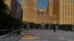 [4K] Monthly Chicago City Walk - Oct Special  Foliage Color and Sun Rise / Прогулки по Чикаго