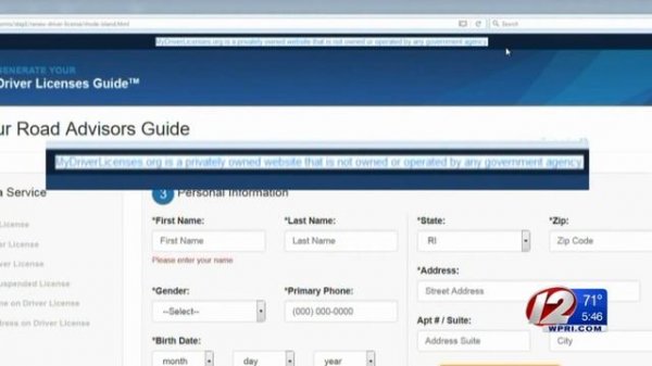 Woman trying to renew driver's license online gets duped