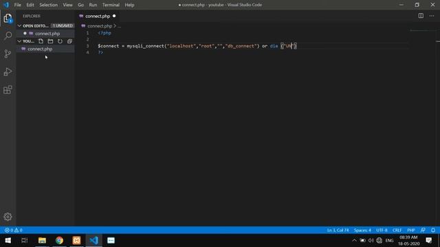 How to connect to a database in php | PHP tutorial смотреть онлайн