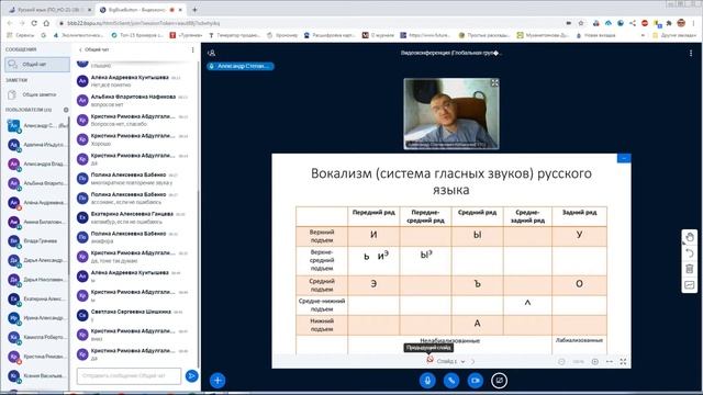 Система вокализма русского языка смотреть онлайн