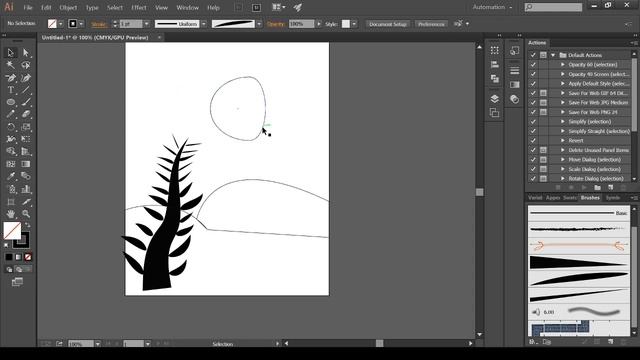 Learn How to Make Custom Art Brushes in Adobe Illustrator|?✨ смотреть онлайн