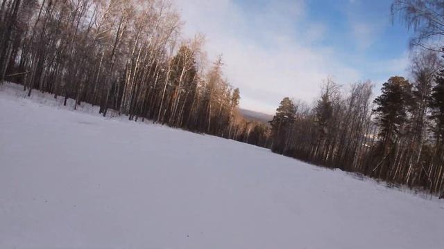 ГЛЦ Завьялиха. Катание на горных лыжах.