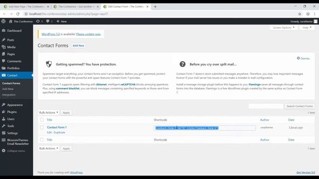 Step 16: How to add a Contact Page | The Conference Free WordPress Theme смотреть онлайн