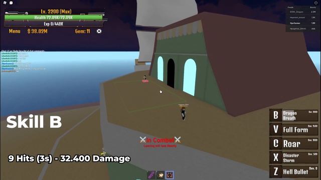 Uo Uo no mi Model Dragon - Dragon Fruit showcase King Legacy смотреть онлайн