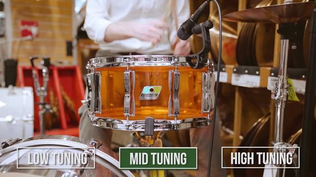 Ludwig Vistalite 14"x6.5" Snare Demo смотреть онлайн