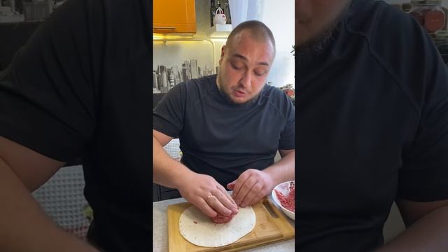 Бургер в лепешке , ну очень вкусно ? #рецепт #вкусноипросто #бургер #лепёшка #food #готовимдома смотреть онлайн