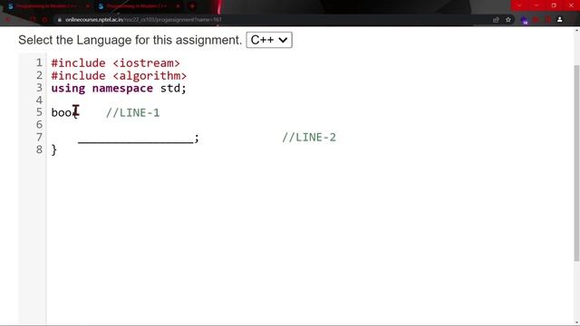 NPTEL Programming In Modern C++ Week 1 Programming Assignment Q2 Solution | July 2022 -IIT Kharagpu смотреть онлайн