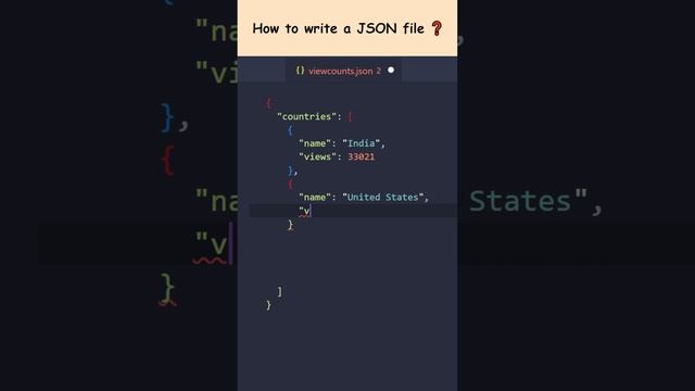How to write a JSON file? смотреть онлайн
