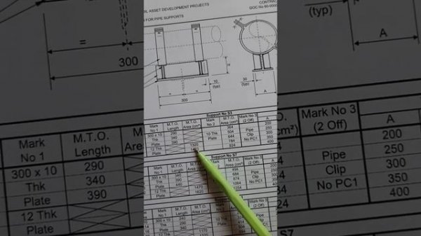 (2) Calculation pipe pieces and reading supports.( Часть 2.) Расчёт трубных катушек и чтение опор.