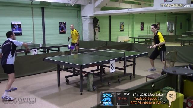 Тест накладки TUTTLE 2015 Good на основаниях SPINLORD Ultra Balsa и First Strike смотреть онлайн