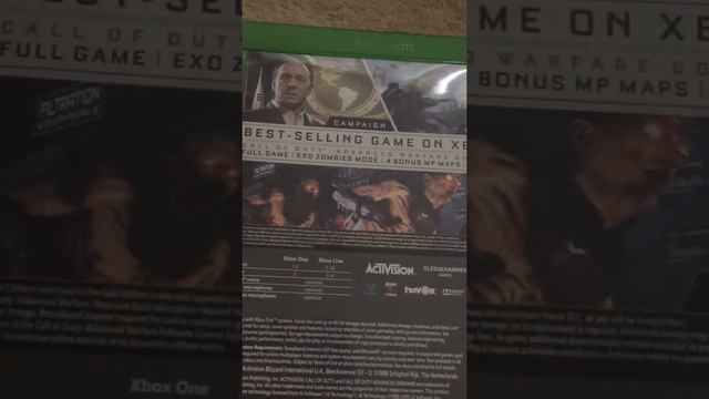 Call of duty advanced warfare gold edition UNBOXING смотреть онлайн