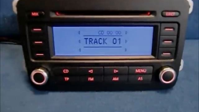 VW Volkswagen RCD 300 / CD Radio Autoradio Carradio Car 1K0035186J 1K0035186P 1K0035186R