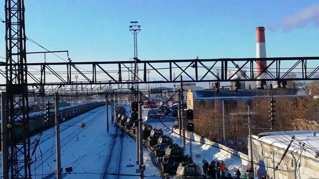 В Муром приехал эшелон т-34!!! / Достопримечательности нашего города часть 1. смотреть онлайн