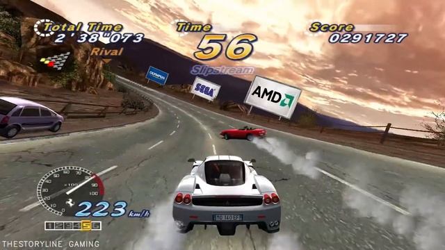 Outrun 2 SP - Outrun Mode - Hard - Ferrari Enzo смотреть онлайн