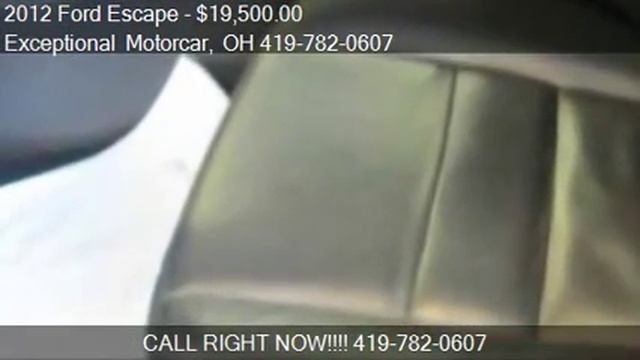 2012 Ford Escape Limited 4WD - for sale in Defiance, OH 4351 смотреть онлайн