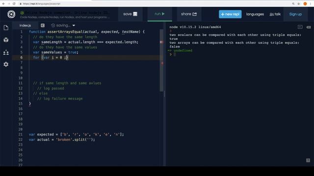Module 2 - Assert Arrays Equal смотреть онлайн