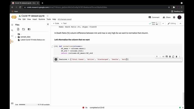 Data Cleaning Normalization & Visualization in Python | Covid Data Set | Techpluses смотреть онлайн