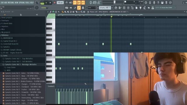 Nikkukuu Vlogs EP35: Making a NOSTALGIC beat with CYMATICS GEMS SAMPLE PACK смотреть онлайн