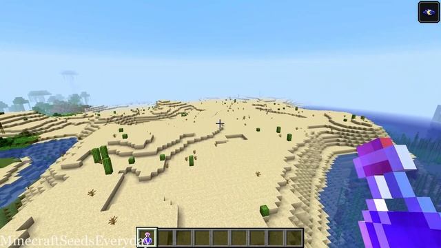 Minecraft Java 1.16.4 Seed: Village with two blacksmiths, jungle and desert temples. Lots of loot! смотреть онлайн