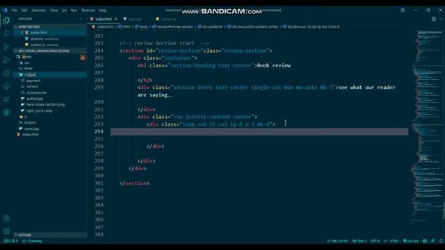 book landing page design usign html css and bootstrap with javascript смотреть онлайн