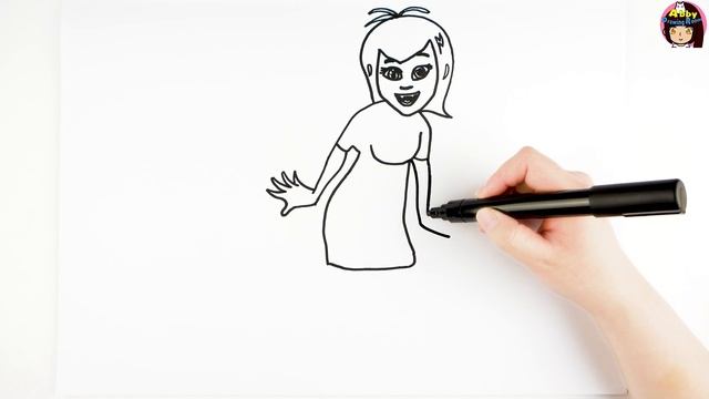 How to Draw & Colour Mavis From Hotel Transylvania Vampire Girl || Abby Drawing Room смотреть онлайн