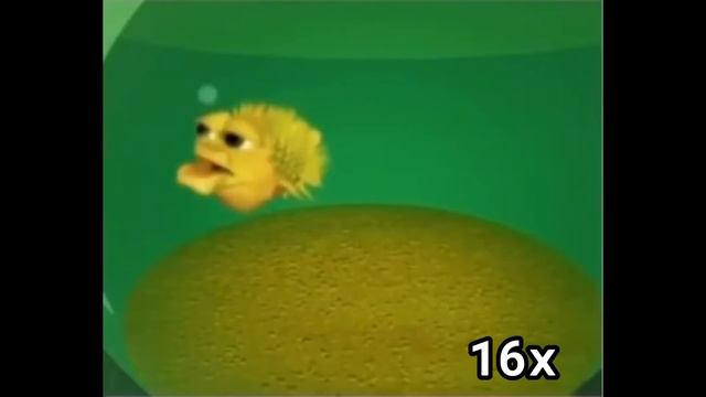 Yellow singing pufferfish but it keeps getting faster 1 HOUR смотреть онлайн