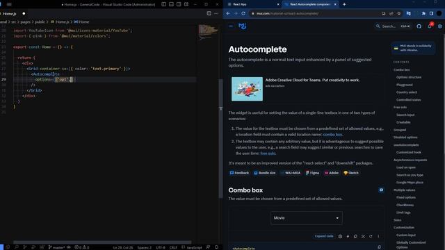 01 AUTOCOMPLETE DROPDOWN, SELECT DE MATERIAL UI TEXTFIELD CON MENU SELECT OPCIONES MENU TEXTFIELD смотреть онлайн