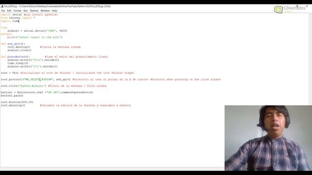 ? Python y Arduino Interfaz Gráfica de Usuario (GUI) Widget Button смотреть онлайн