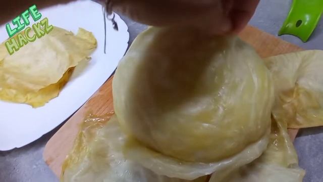 Урок №4. Микроволновая печь не только для разогрева. Капуста для голубцов в микроволновке.#лайфхак смотреть онлайн