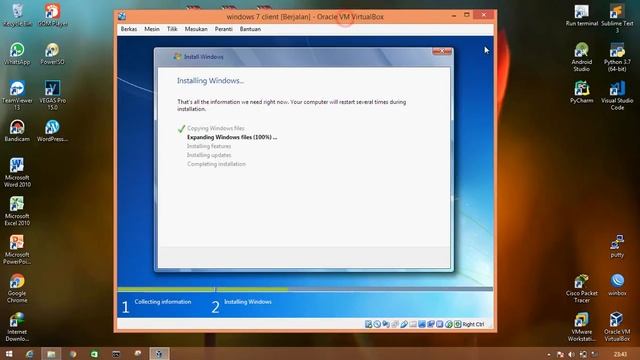 Install Windows 7 di VirtualBox 5.2 смотреть онлайн