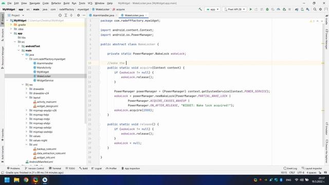 Custom Widget Update Interval in Android Studio смотреть онлайн