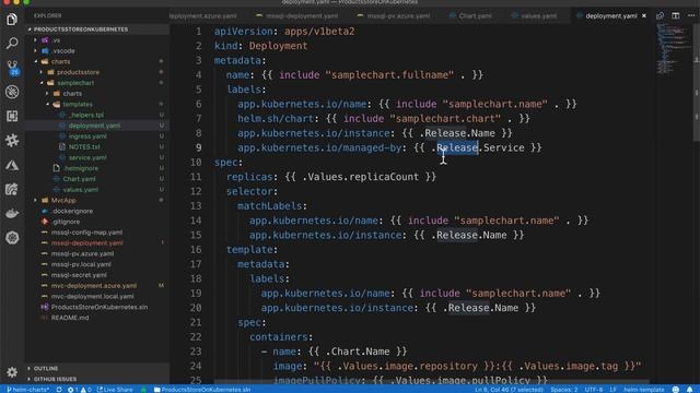 Deploy to AKS using Helm смотреть онлайн