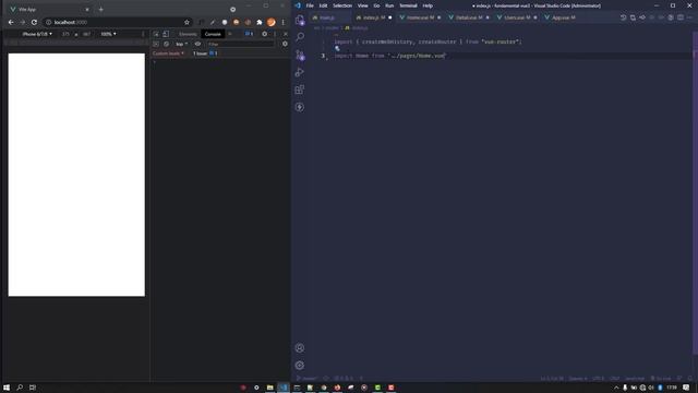 Vue Router v4 2 Testing routes, axios, bootstrap смотреть онлайн