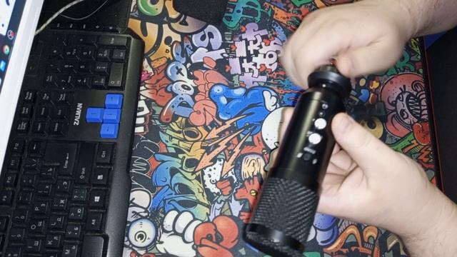 РАСПАКОВКА ИГРОВОЙ  МИКРОФОН DEFENDER SONORUS GMC 500.