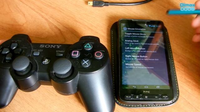 Как подключить DualShock3 (Sixaxis) к Android (PlayStation 3) смотреть онлайн