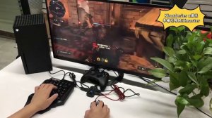 Gamwing Mix Master 7 in 1 Video Game Keyboard & Mouse Combo Pack, PS3, PS4, PS5, Xbox, Switch
