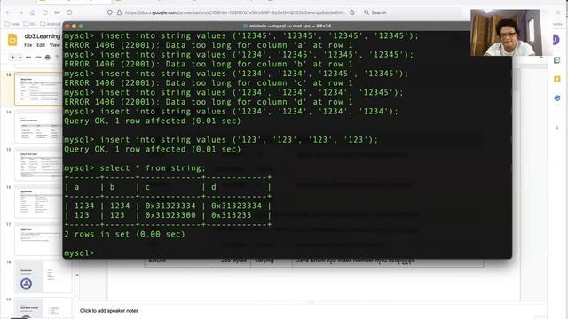 DB01-17 String Data Types смотреть онлайн