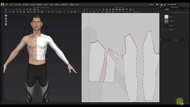 Marvelous Designer 7: Flattening tools смотреть онлайн