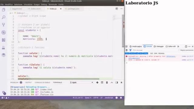 JS03 block scope смотреть онлайн
