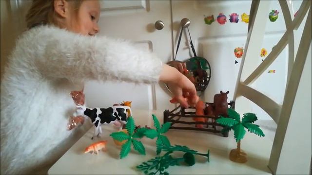 Распаковка Ферма с животными Farm Animal Toys For Kids смотреть онлайн