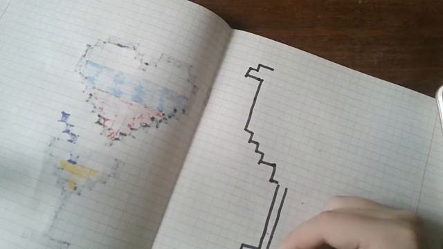 Рисуем по клеточкам страуса смотреть онлайн